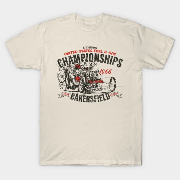 United States Fuel and Gas Championships 1966 T-Shirt by JCD666